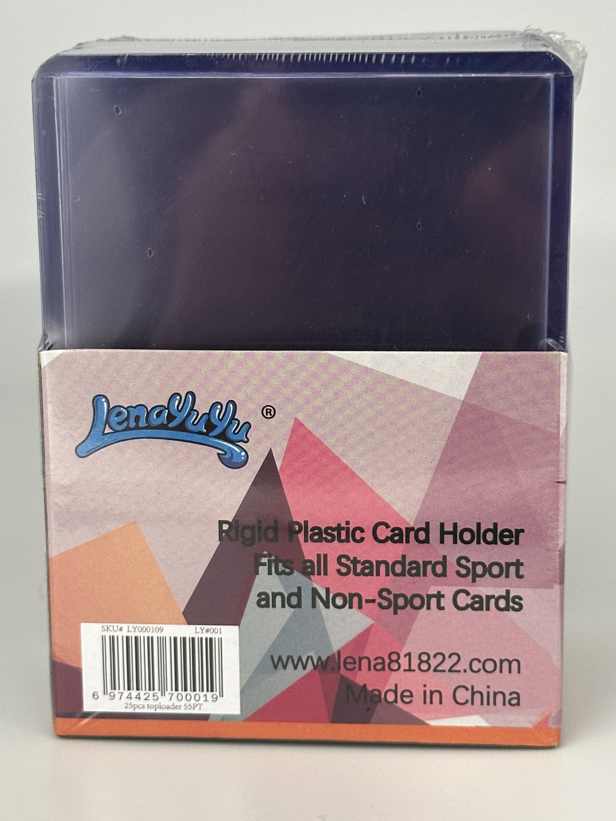 100pcs Lenayuyu 3" x 4" Clear Regular Top Loaders 55PT for Cards